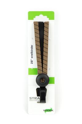 Qibbel Widek triobinder eye met haak 24+2x12mm zwart/chinin