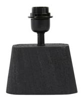 Light & Living Tafellamp 'Kardan' Mangohout, 21cm hoog, kleur Zwart (excl. kap) - thumbnail