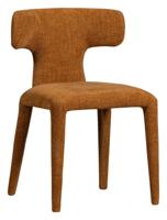 WOOOD Eetkamerstoel 'Permit' Geweven, kleur Cinnamon - thumbnail