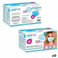 Box of hygienic masks SensiKare 25 Onderdelen (12 Stuks) - thumbnail