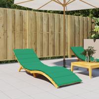VidaXL Ligbedkussen 200x70x3 cm oxford stof groen - thumbnail