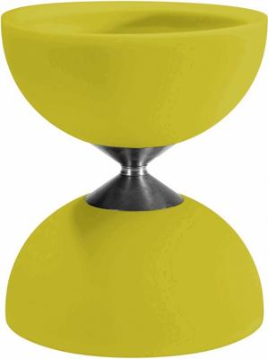 Eureka Rubber diabolo - geel Eureka Rubber diabolo - geel