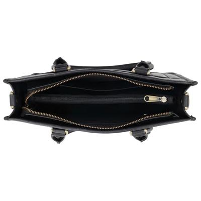 Hide & stitches jura leren schoudertas-Black