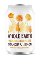 Whole Earth Organic Sparkling Orange & Lemon - thumbnail