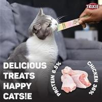 Trixie Creamy Snacks Kip kattensnacks 5 x 14 gram - thumbnail