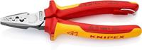 Knipex Krimptang voor adereindhulzen geïsoleerd | Meercomponenten-omhullingen | VDE-gekeurd - 97 78 180 T BK - thumbnail