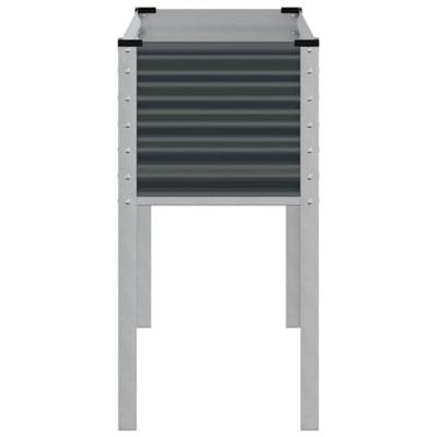 VidaXL Plantenbak antraciet 100x45x90 cm staal