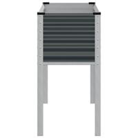 Plantenbak 100x41x90 cm staal antracietkleurig - thumbnail