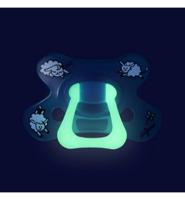 Difrax Fopspeen Dental 6+ maanden Glow In The Dark - thumbnail