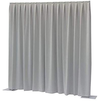 Wentex Pipe and drape Dimout gordijn 330x300cm geplooid lichtgrijs