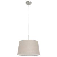 Steinhauer HanglampGramineus met taupe kap - 9568ST - thumbnail