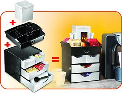 Take A Break by CEP ladenblok voor koffiehoek, ft 18,6 x 18,5 x 17,5 cm, zwart/grijs