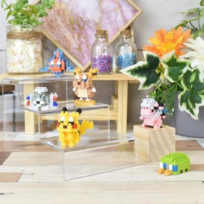 Set van 6 stenen figuren - BANDAI - NANOBLOCK - Elektrisch Pokémon-pakket