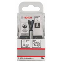 Bosch Accessoires Zwaluwstaartfrezen 8 mm, D1 14,3 mm, L 12,7 mm, G 48 mm, 15° 1st - 2608628408 - thumbnail