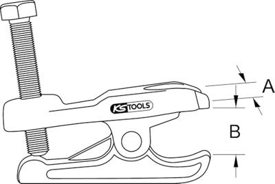 KS Tools 4500051 Poelietrekker voor kogelgewricht - thumbnail