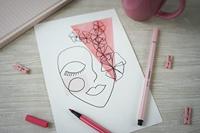 Stabilo pen 68 - viltstift - blush (68/28) - thumbnail