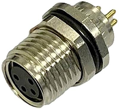 BKL Electronic 2703504 Sensor/actuator inbouwstekker M12 Aantal polen (sensoren): 4 1 stuk(s)
