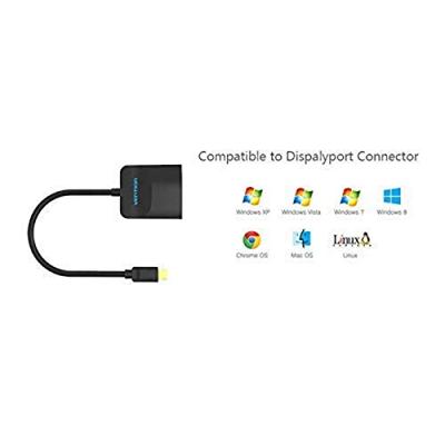 Mini DisplayPort naar HDMI Kabel Vention HBCBB 10 cm Zwart