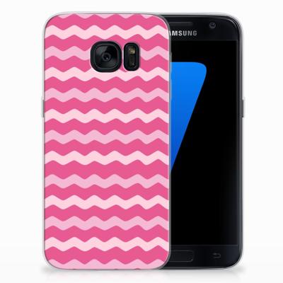 Samsung Galaxy S7 | TPU bumper | Waves Pink