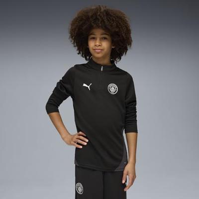 Manchester City 1/4-Zip Trainingspak Junior 2025/2026 - Maat 164 - Kleur: Zwart | Soccerfanshop