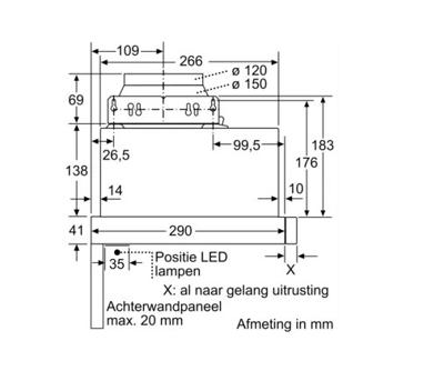 Siemens LI64MB521 met rvs greeplijst Siemens LI64MB521 met rvs greeplijst