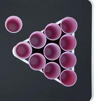 Bierpongtafelset 0,5 L kunststof - thumbnail