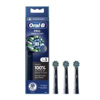 Oral-B Pro Cross Action zwarte opzetborstels - 3 stuks - thumbnail