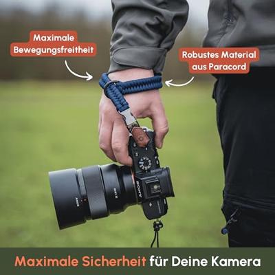 C-Rope Claw Camera wrist strap Navy Blue, 30cm Paracord