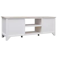 Tv-meubel 108x30x40 cm massief paulowniahout - thumbnail
