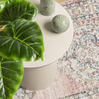 Vloerkleed binnen en buiten vintage stijl 80x250 cm meerkleurig - thumbnail