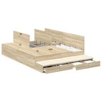 Opbergbedframe Sonoma Eiken 236.5 x 160 x 31.5 cm Bewerkt hout - thumbnail