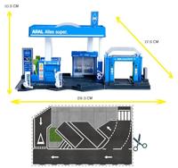 Majorette Petrol Station Aral + 1 Vehicle Tankstationset (model) - thumbnail