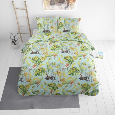 Sleeptime Elegance Monkey Trend 1-persoons (140 x 220 cm + 1 kussensloop)