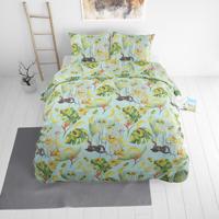 Sleeptime Elegance Monkey Trend 1-persoons (140 x 220 cm + 1 kussensloop) - thumbnail