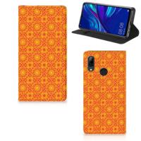 Huawei P Smart (2019) | Hoesje met Magneet | Batik Oranje - thumbnail