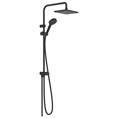 Regendouche set HansGrohe Vernis Shape Showerpipe 230 1 Jet Reno E Mat Zwart