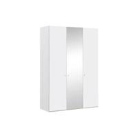 Goossens Kledingkast Easy Storage Ddk, Kledingkast 153 cm breed, 220 cm hoog, 2x draaideur en 1x spiegel draaideur midden - thumbnail