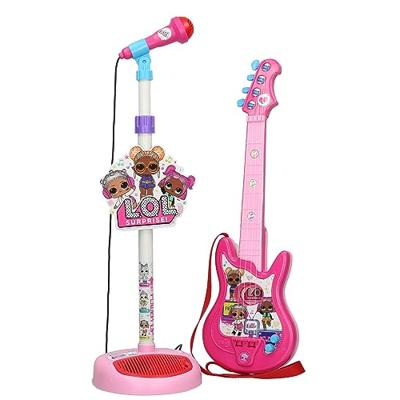 Kindergitaar LOL Surprise! Microfoon Roze