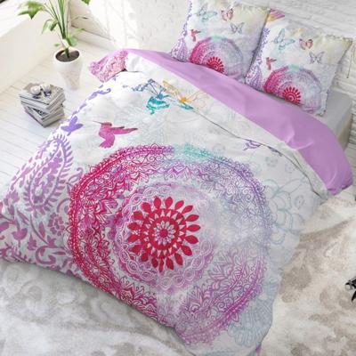 DreamHouse Bedding Peach Mandela Dekbedovertrek Lits-jumeaux (240 x 220 cm + 2 kussenslopen)