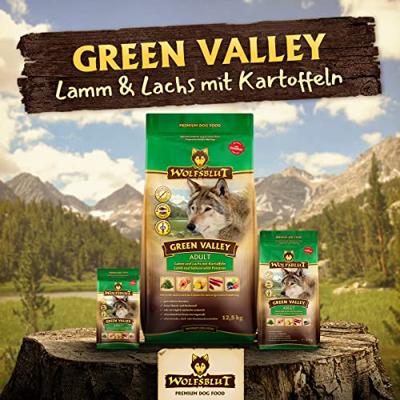 Wolfsblut - Green Valley - 2 kg - lam en zalm - droogvoer - hondenvoer - graanvrij