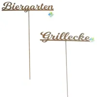 Alma Garden tuinsteker roestbruin 95 cm 2 assorti | 24 stuks - thumbnail