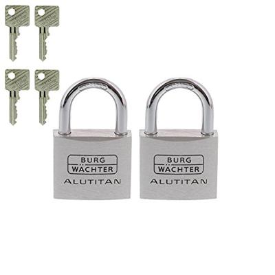 Burg Wächter 36161 Hangslot 40.00 mm Gelijksluitend Aluminium Sleutelslot