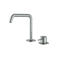 Hotbath Wastafelmengkraan Archie 2 Gats Zonder Waste RVS316 - thumbnail