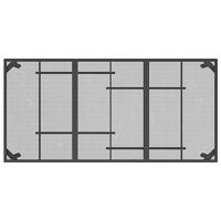 Tuintafel 165x80x72 cm staalgaas antracietkleurig - thumbnail