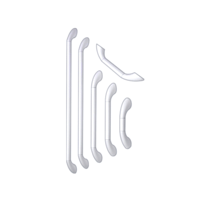 Wandbeugel Handicare Linido Recht Aangepast Sanitair 30,5 cm Wit Handicare - thumbnail