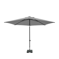 Madison Elba push-up parasol 300 cm Light grey - thumbnail