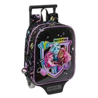 Schoolrugzak met Wielen Monster High Zwart 22 x 27 x 10 cm - thumbnail