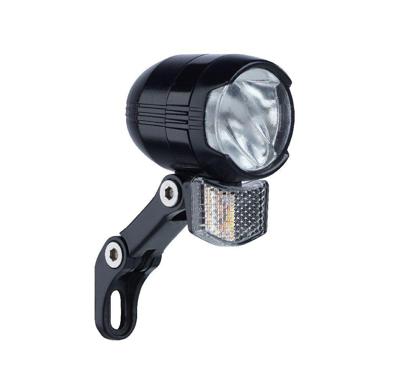 Buchel shiny 40 led koplamp naafdynamo aan / uit 40 lux met standlicht
