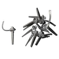 Takkengeleiders metaal 10 stuks - thumbnail