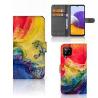 Hoesje Samsung Galaxy A22 4G | M22 Watercolor Dark - thumbnail